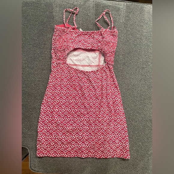 Free People Pink Sleeveless Spaghetti Strap Mini Dress Size S - Picture 5 of 5
